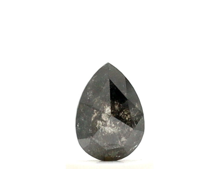 0.50 Ct Pear Shape Salt and Pepper Diamond