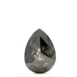 0.66 Ct Pear Shape Salt and Pepper Diamond