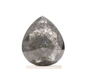 1.89 Ct Pear Cut Salt and Pepper Diamond