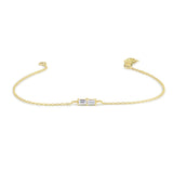 0.14 Ct Baguette Cut Diamond Bracelet