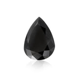 2 Carat Pear Cut Black Diamond 