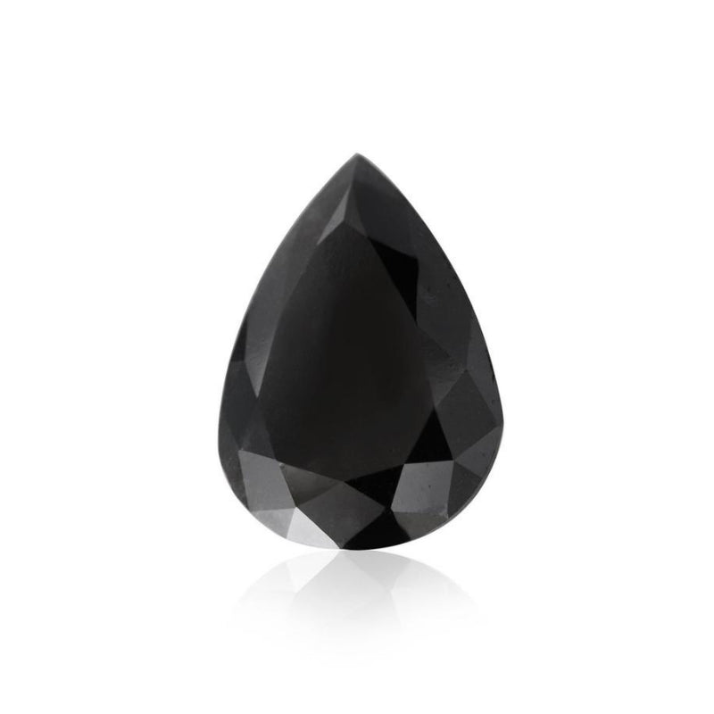 0.50 Ct Pear Cut Diamond Black Diamond Stone