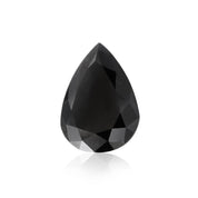 3 Ct Pear Cut Fancy Natural Black Diamonds