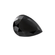 1 Carat Pear Shape Natural Black Diamond