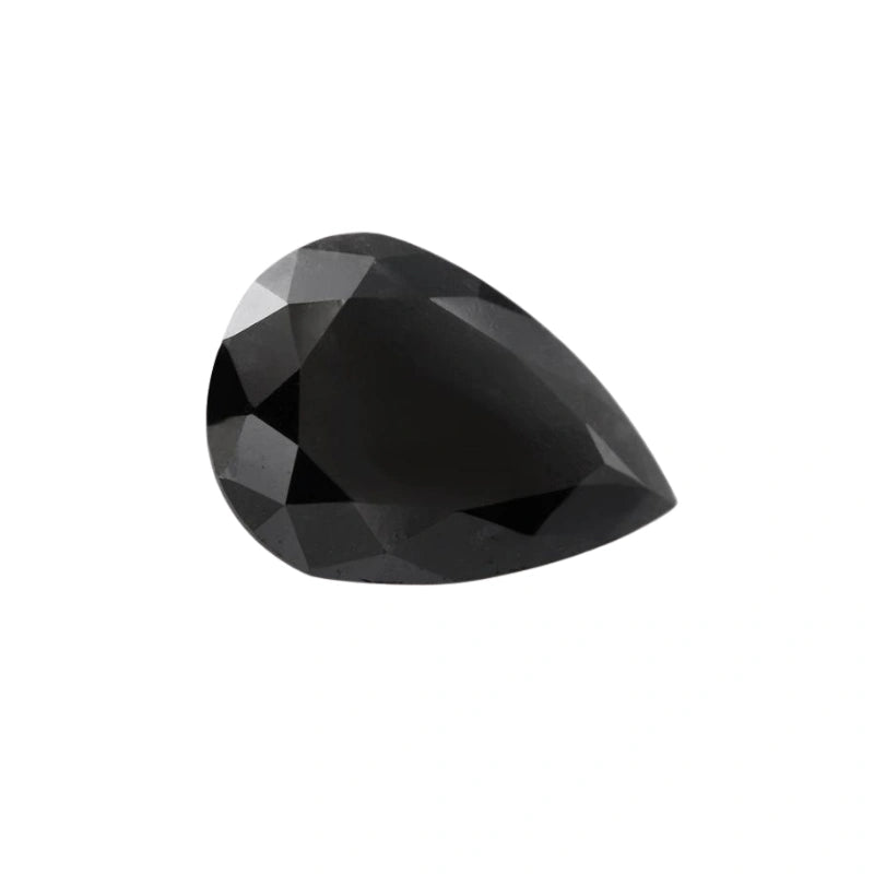 1 Carat Pear Cut Diamond Natural Black Diamonds
