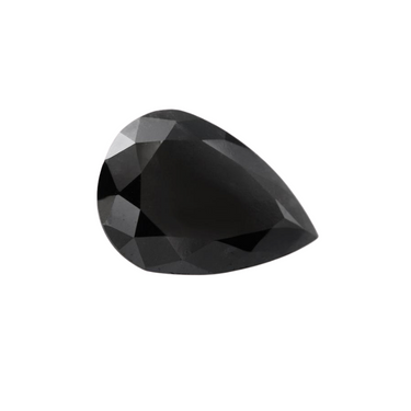Natural 1 Carat Pear Shaped Black Diamond