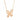 0.30 Carat Round Cut Prong Setting Butterfly Diamond Pendant In Rose Gold