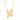 0.30 Carat Round Cut Prong Setting Butterfly Diamond Pendant In Yellow Gold