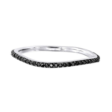 0.29ct Curved Diamond Eternity Classic Ring For Wedding