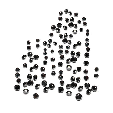 1 MM To 1.30 MM Lot Calibrated Natural Black Diamond