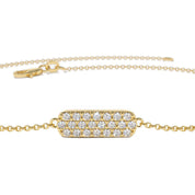 0.55 Ct Round Cut Bar Setting Diamond Bracelet