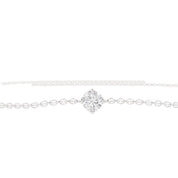 2 Ct Round Cut Prong Set Solitaire Lab Diamond Bracelet