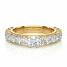 2.55 Ct Round Cut Prong Setting Lab Diamond Ring In Yellow Gold