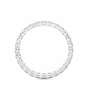 1.15 Ct Round Cut Prong Setting Lab Diamond Eternity Band Eternity Wedding Rings