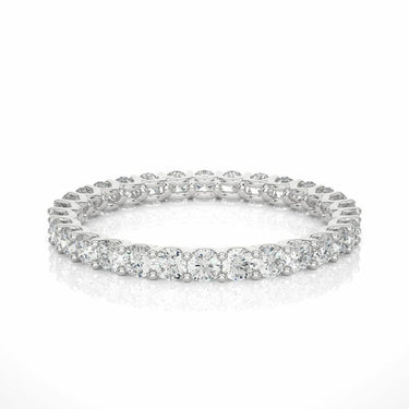 1.05 Ct Lab Diamond Shared Prong Eternity Band In White Gold