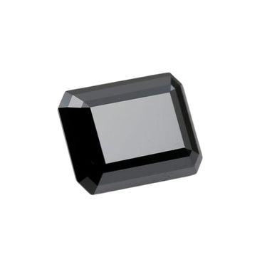 9 X 7 Mm Loose Emerald Cut Black Diamond