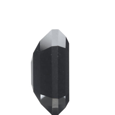 3.50 Carat 9 X 7 Mm Emerald Cut Black Diamond