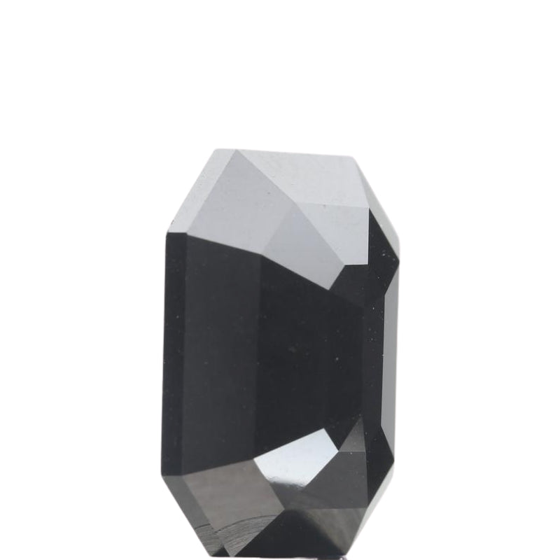 6X4 Mm Emerald Cut Loose Black Diamond