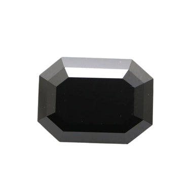 8 X 6 Mm Emerald Cut Black Diamond 