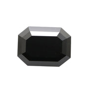 3 Carat Emerald Cut Natural Black Diamond