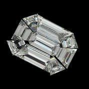 9 Pcs Emerald Shape Pie Cut Diamond