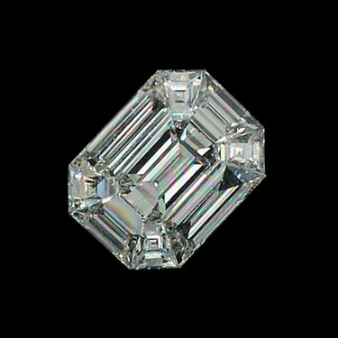 9 Pcs Emerald Shape Pie Cut Diamond 