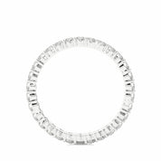 1.05 Ct Round Cut Prong Set Lab Diamond Eternity Wedding Band Eternity Wedding Rings
