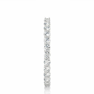 0.90 Ct Round Cut Prong Setting Diamond Eternity Wedding Band In White Gold