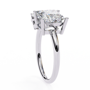 3.71 Ct Lab Created Diamond Rings Toi Et Moi Double Stone Rings