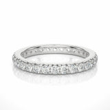 1.05 Carat Round Cut French Setting Diamond Eternity Band In Rose Gold