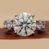 13 Carat Round Cut Diamond Eternity Band With U Prong Setting