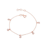 0.54 Carat Diamond Station Bracelet in Yellow Gold