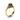 2 Carat Round Cut Hidden Halo Prong Setting Victorian Black Diamond Ring In Yellow Gold