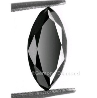 12 X 6 MM Marquise Cut Loose Black Diamond