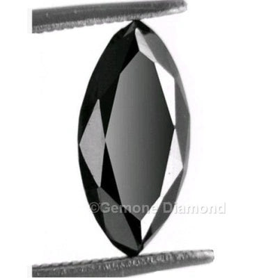13 x 6.5 MM Marquise Cut Diamond Loose Black Diamonds