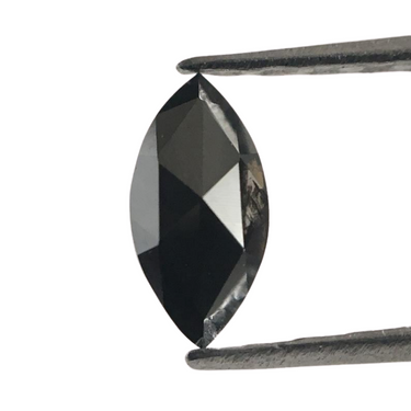 2 Carat Natural Marquise Cut Black Diamond