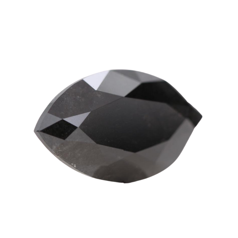3 Carat Marquise Cut Natural Black Diamond