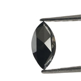 1 Carat Marquise Cut Diamond Natural Black Diamonds