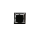 0.50 Ct Princess Cut Black Diamond