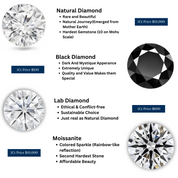 0.09 Carat Round Cut Prong Setting Diamond Wedding Ring Men's Wedding Rings