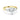 Pear Cut Three Stone Diamond Ring in Yellow Gold