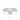 1 Ct Princess Cut Prong Set Diamond Ring With Accents In White Gold