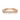 1.30 Carat Round Cut Bezel Setting Lab Diamond Half Eternity Band In Rose Gold