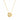 1.10 Carat Round Cut Bezel Setting Diamond Pendant In Yellow Gold