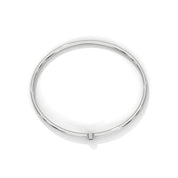 Round Cut Diamond Black Diamond Solitaire Bangle Bracelets