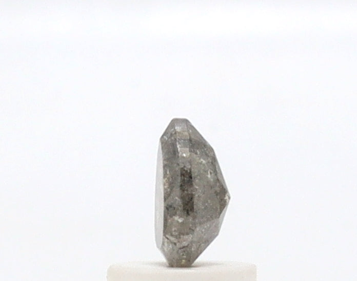 0.70 Ct Pear Shape Salt and Pepper Diamond
