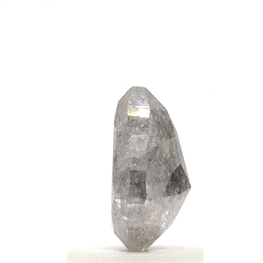 Diamant sel et poivre taille poire de 1,20 ct