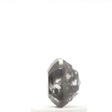 0.87 Carat Radiant Cut Salt and Pepper Diamond