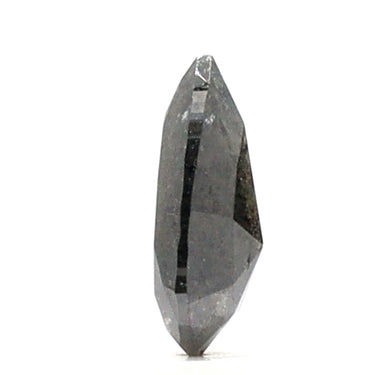 Diamant sel et poivre taille poire de 1,39 ct