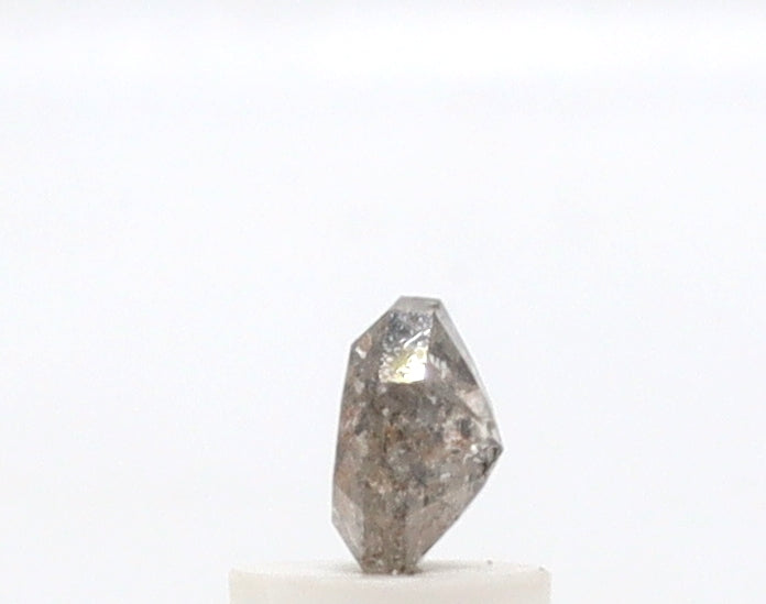 0.75 Ct Asscher Cut Salt and Pepper Diamond